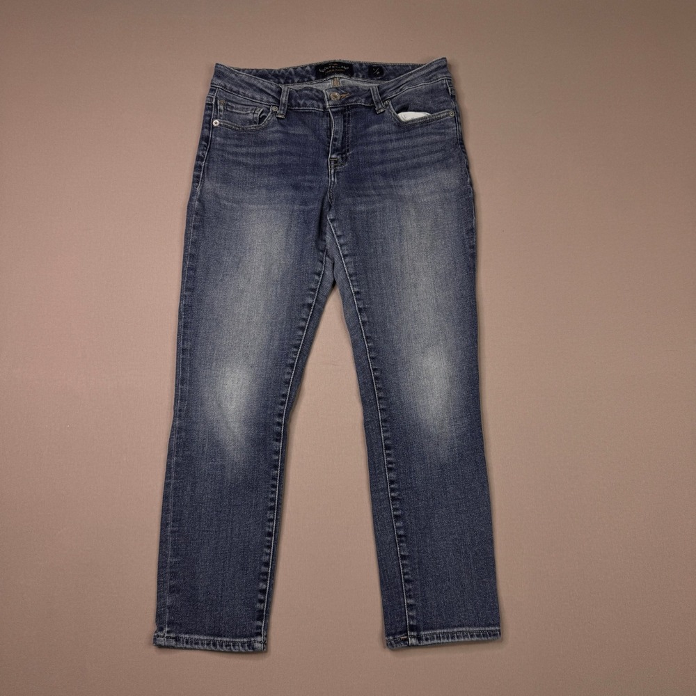 Lucky Brand Bridgette Skinny Jeans Womens 6 28 Medium Wash Stretch Denim